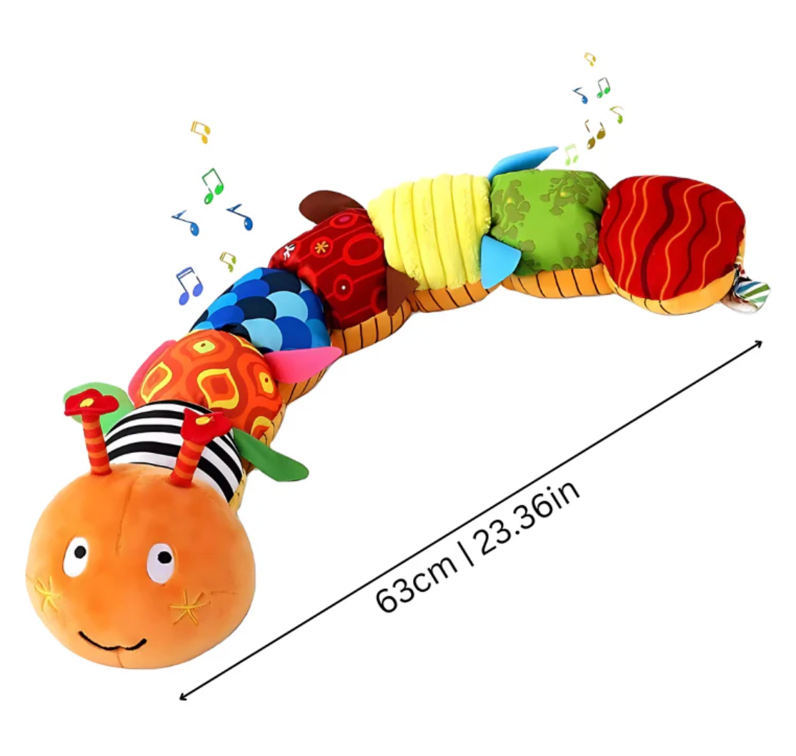 Interaktives Musik- und Sensorik-Plüschspielzeug für Babys