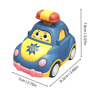 Robustes Spielzeugauto-Set mit mechanischem Antrieb