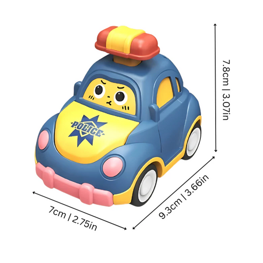 Robustes Spielzeugauto-Set mit mechanischem Antrieb