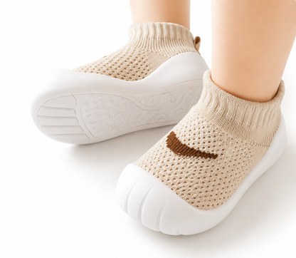 Flexible Baby-Lauflernschuhe mit weicher Gummisohle