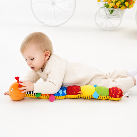 Interaktives Musik- und Sensorik-Plüschspielzeug für Babys