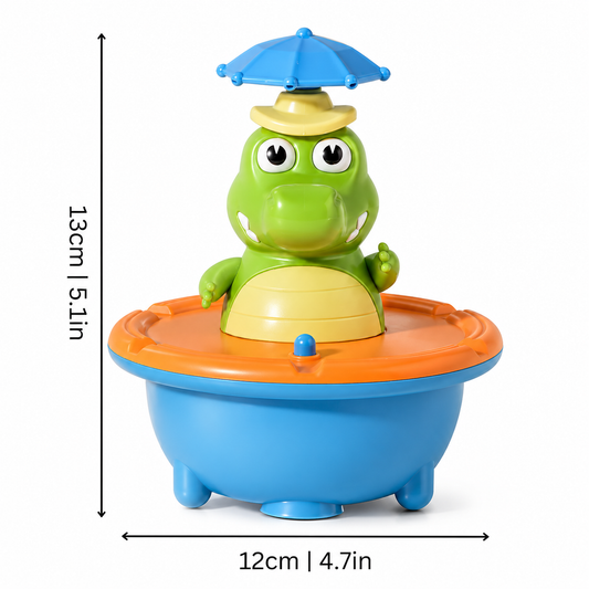 Rotierendes Wasserspielzeug mit integrierter Fontänenfunktion