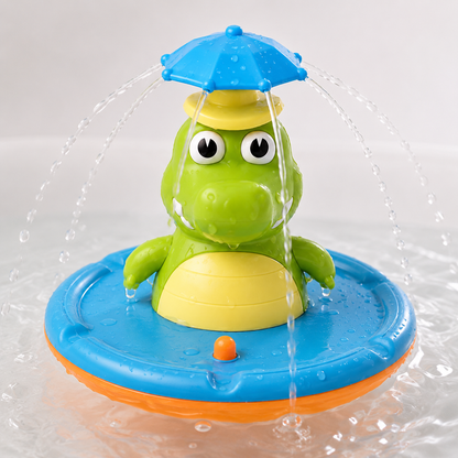 Rotierendes Wasserspielzeug mit integrierter Fontänenfunktion